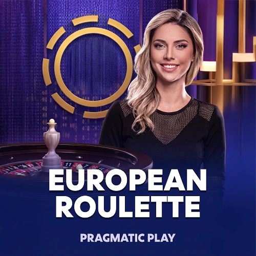 Juega a la ruleta europea con crupier real en la página web de Roobet.