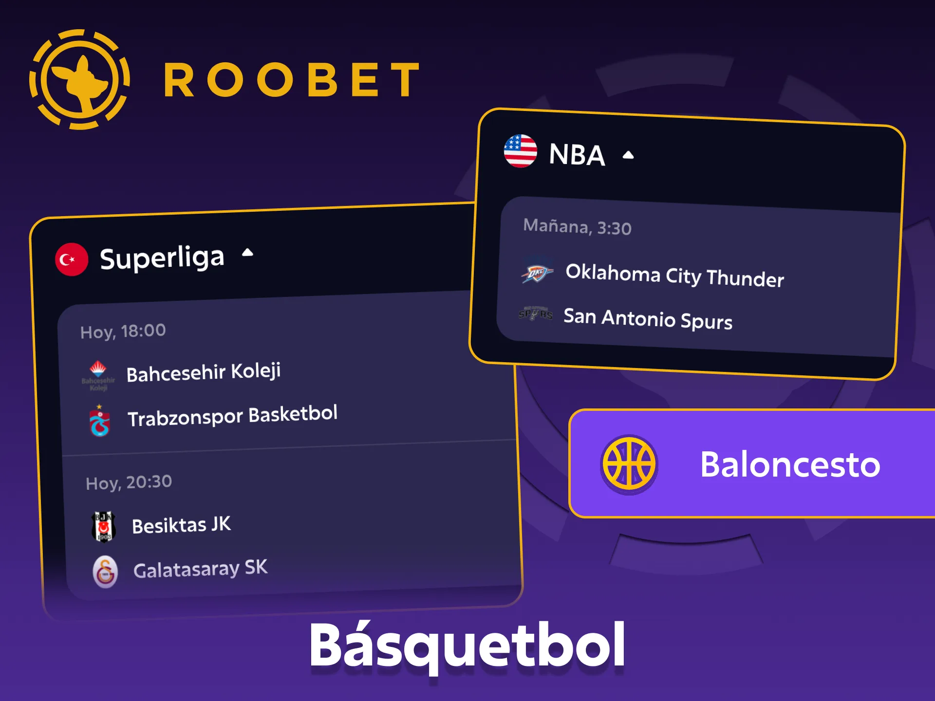El baloncesto es un deporte popular entre los usuarios de Roobet.