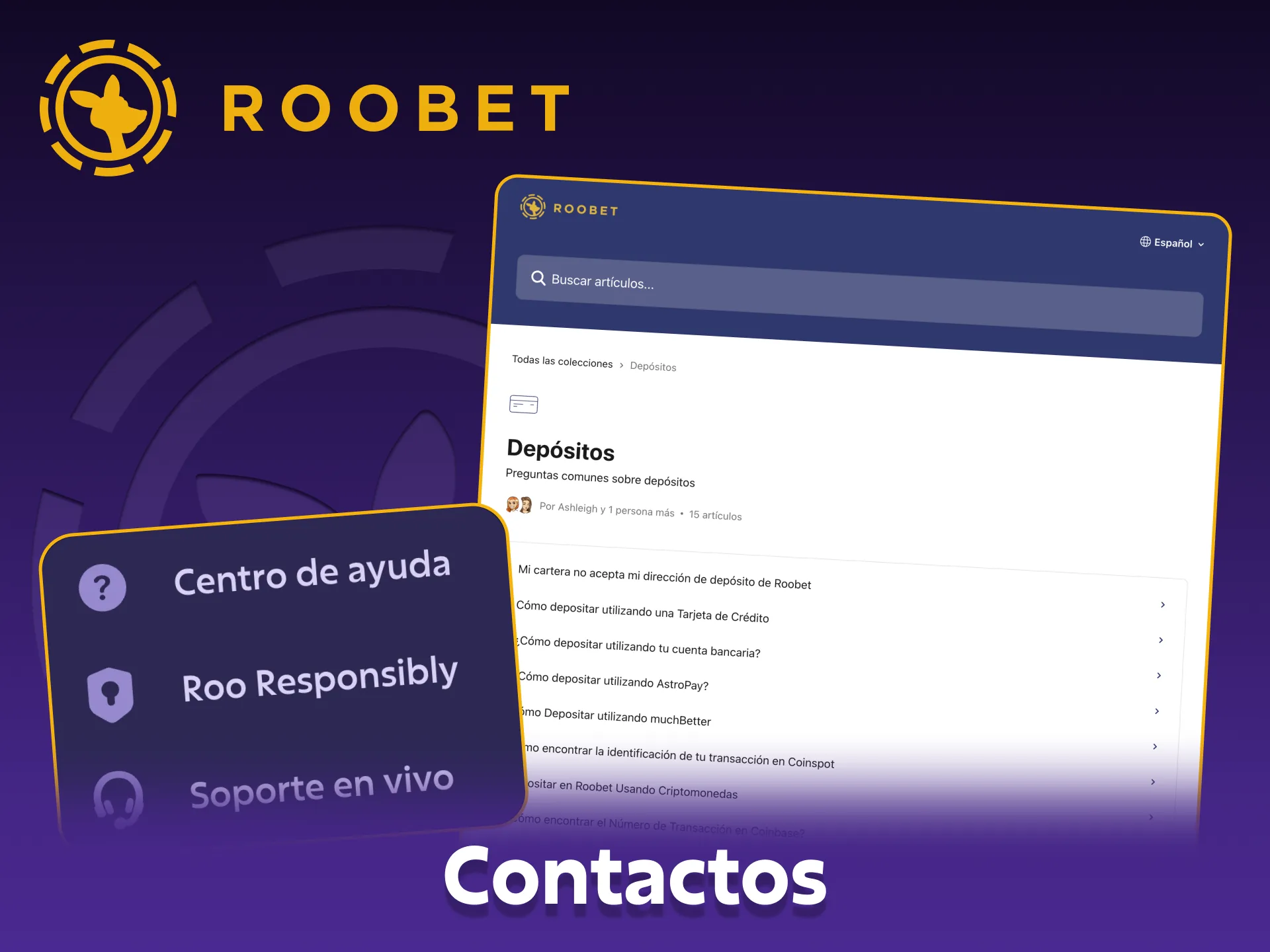 Utiliza el servicio de atención al cliente de Roobet para cualquier problema relacionado con los pagos.