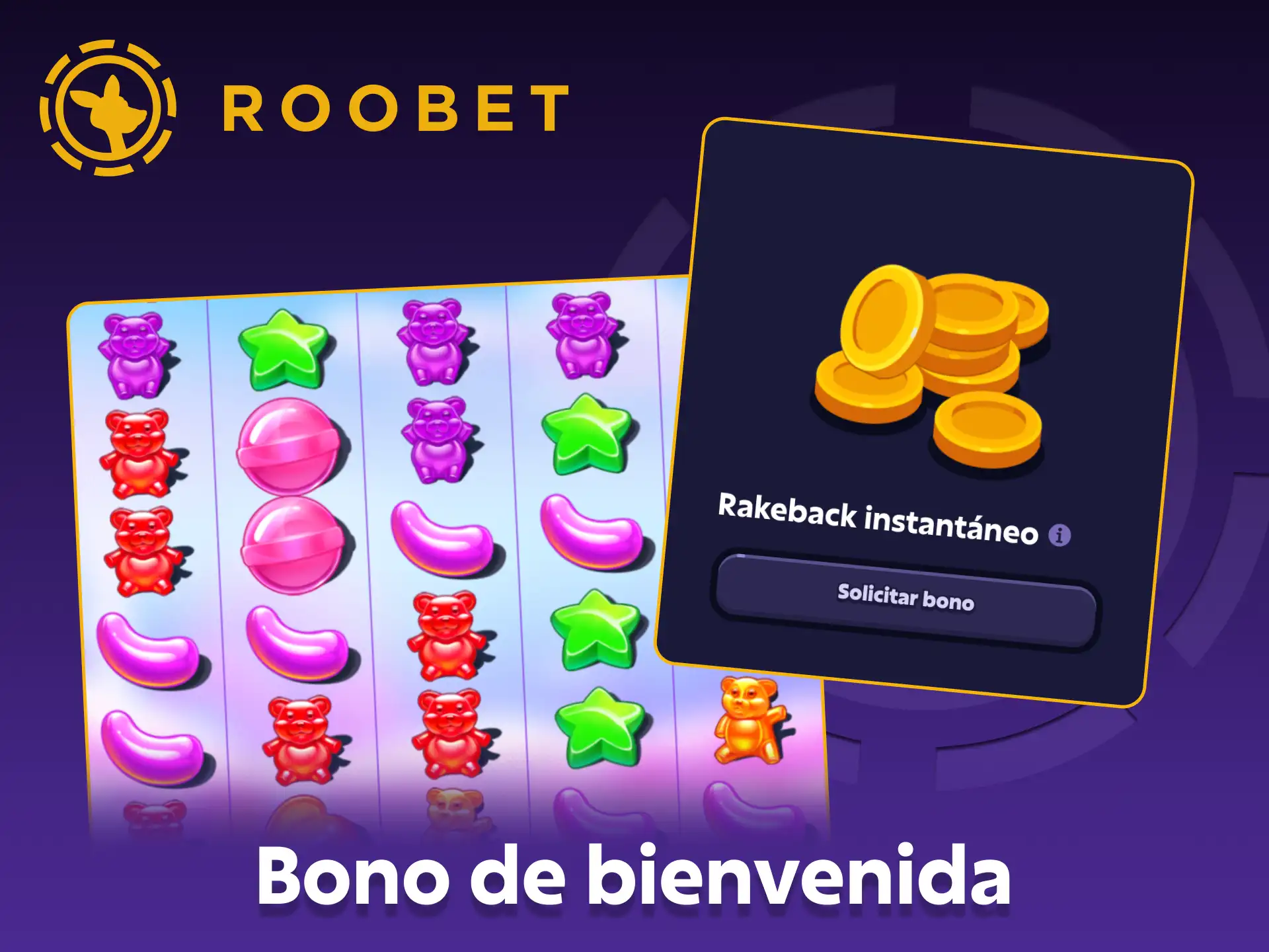 Roobet te ofrece un bono de bienvenida para Sugar Rush 1000.